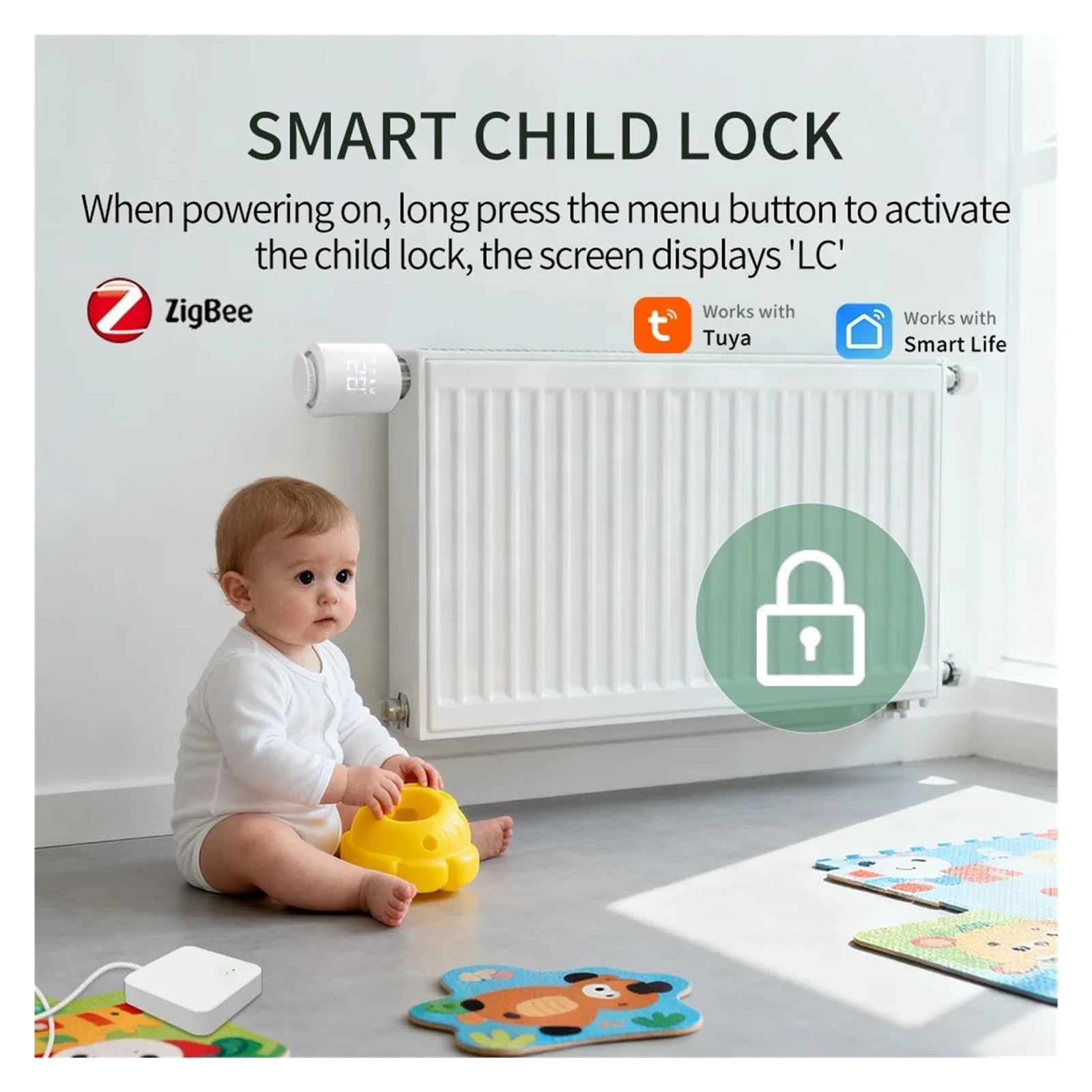 Tuya Smart ZigBee 3.0 Termostatyczny Zawór Grzejnikowy TRV Zigbee Regulator Temperatury OszczęDza Energię I Koszty Ogrzewania(ME167 3PCS)