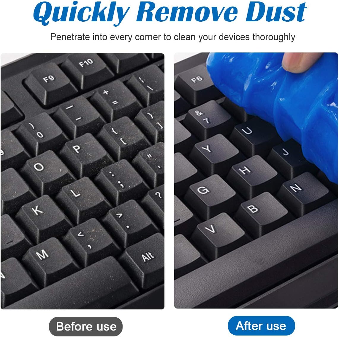 Cleaning Gel,Car Detailing Putty Cleaning Putty Gel Auto Detailing Tools,Car Interior Cleaner Dust Cleaning Mud,Keyboard Cleaner for Auto Vent Laptop Home (1 PCS) : Automotive