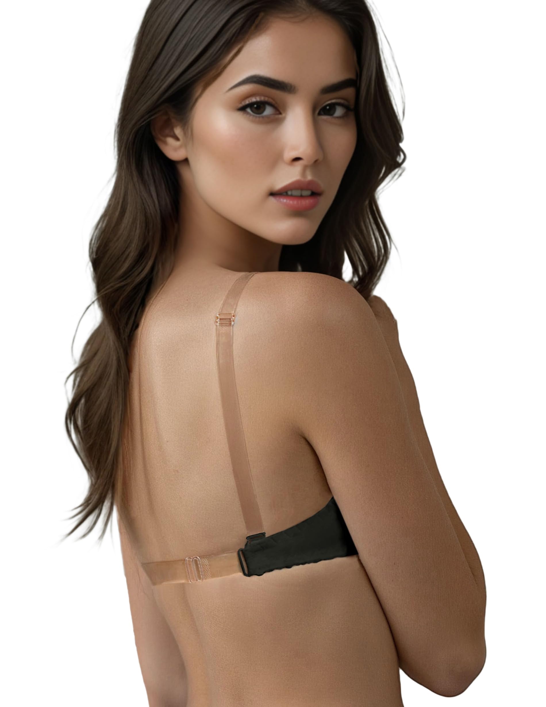 Vivisence Reggiseno Push Up Cinghie Regolabili per Outfit con Schiena Scoperta 1086