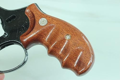 Miniatura 4 de Vitoonwood S&W K, L Frame Round Butt Grips fit Model 686 66 696 500 Aftermarket Wood Grip Custom