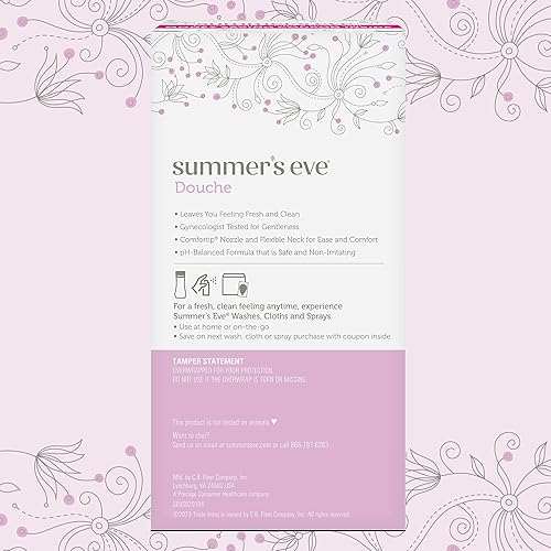 Miniatura 7 de Summer's Eve Douche, ducha vaginal para mujer, salpicaduras de isla, 4 unidades, 4.5 onzas cada una, 1 paquete