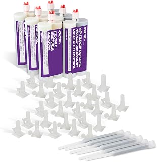 DRICORE PRO Concrete Repair Structural Epoxy Injection Resin Kit (30') | Best All in One Set with Injectable Filler for Repairing Cracked Foundations, Walls, Basements, Cement Structures
