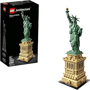 LEGO Architecture Statue of Liberty 21042 Model Building Set - Collectible New York City Souvenir, Creative Home Décor or Office Centerpiece, Great Gift Idea for Adults and Teens