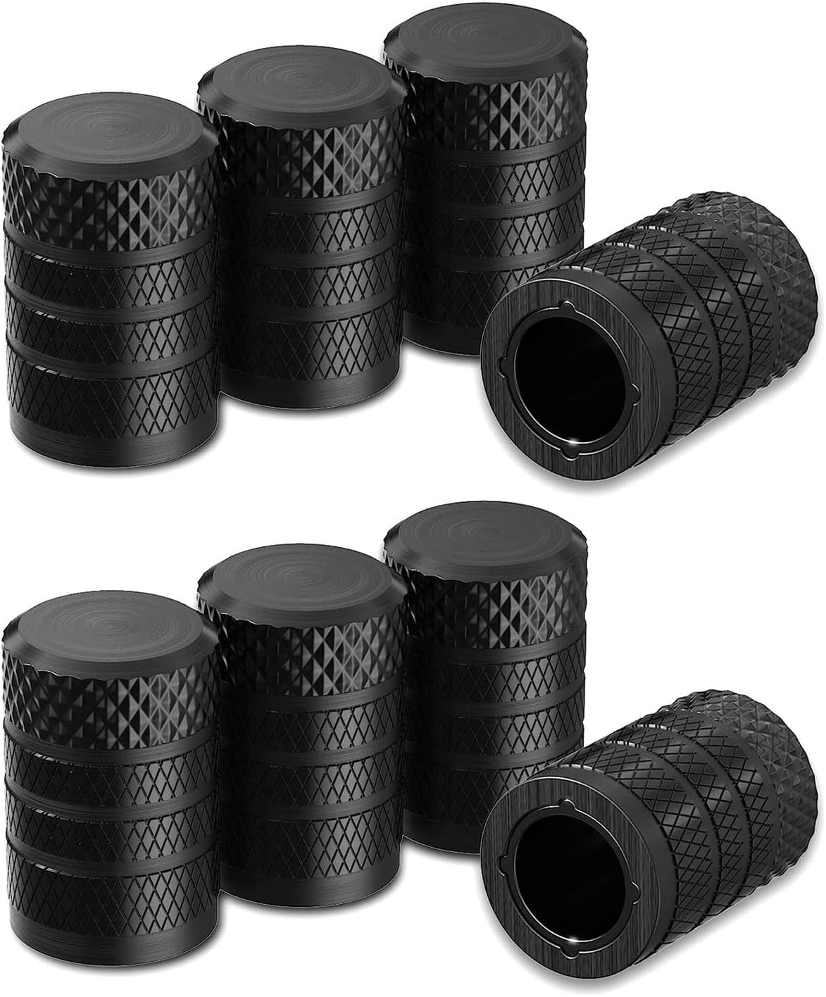 Lonimia 8 Pack Dust Caps for Car Tyres, Car Tire Valve Caps Universal, Corrosion Resistant, Universal Stem Covers