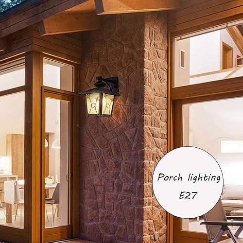 Miniatura 6 de Lámpara de pared de luz montada en la pared Europa y los Estados Unidos Red American Courtyard lámpara de pared ático retro industrial viento jardín