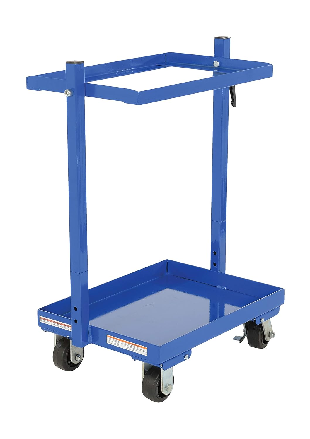 Vestil TSCT-2 Steel Stock Cart, 200 lbs Load Capacity, 37-5/8" Height, 30-3/16" Length x 18" Width