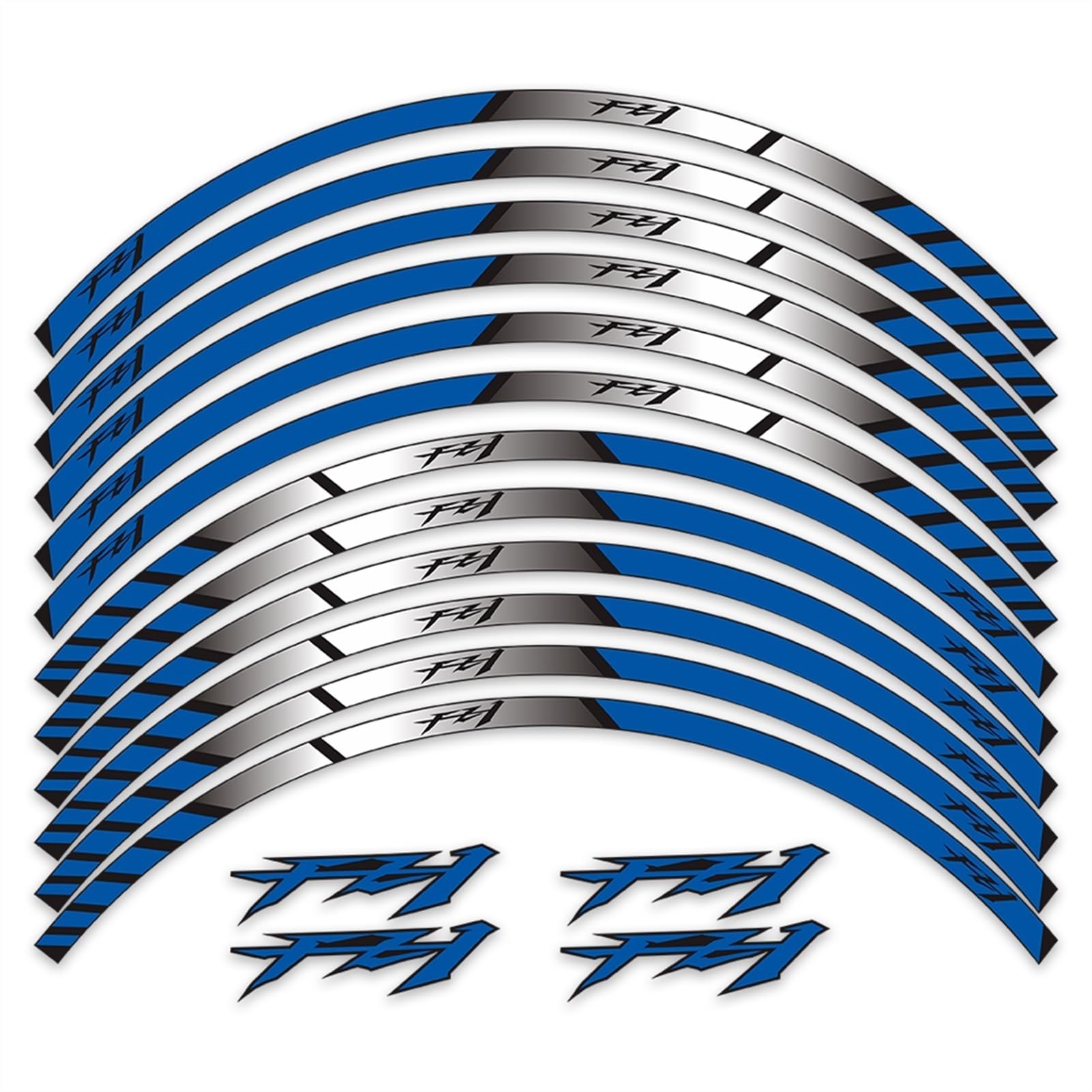 Motorcycle Wheel Stickers for Yamaha FZ1 FZ 1 FZ-1 Wheel Rim Sticker