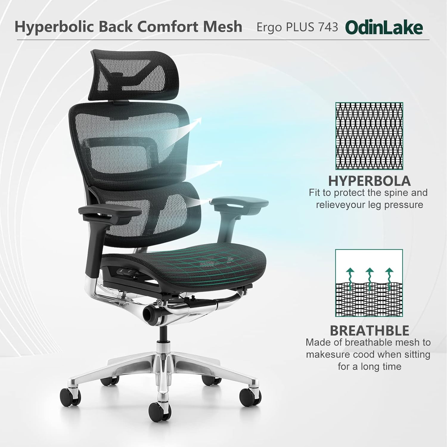 Odinlake Chair with Lumbar Support and Adjustable Arms
For Room: Office, Study Room Odinlake Chair with Lumbar Support and Adjustable Arms
For Room: Office, Study Room