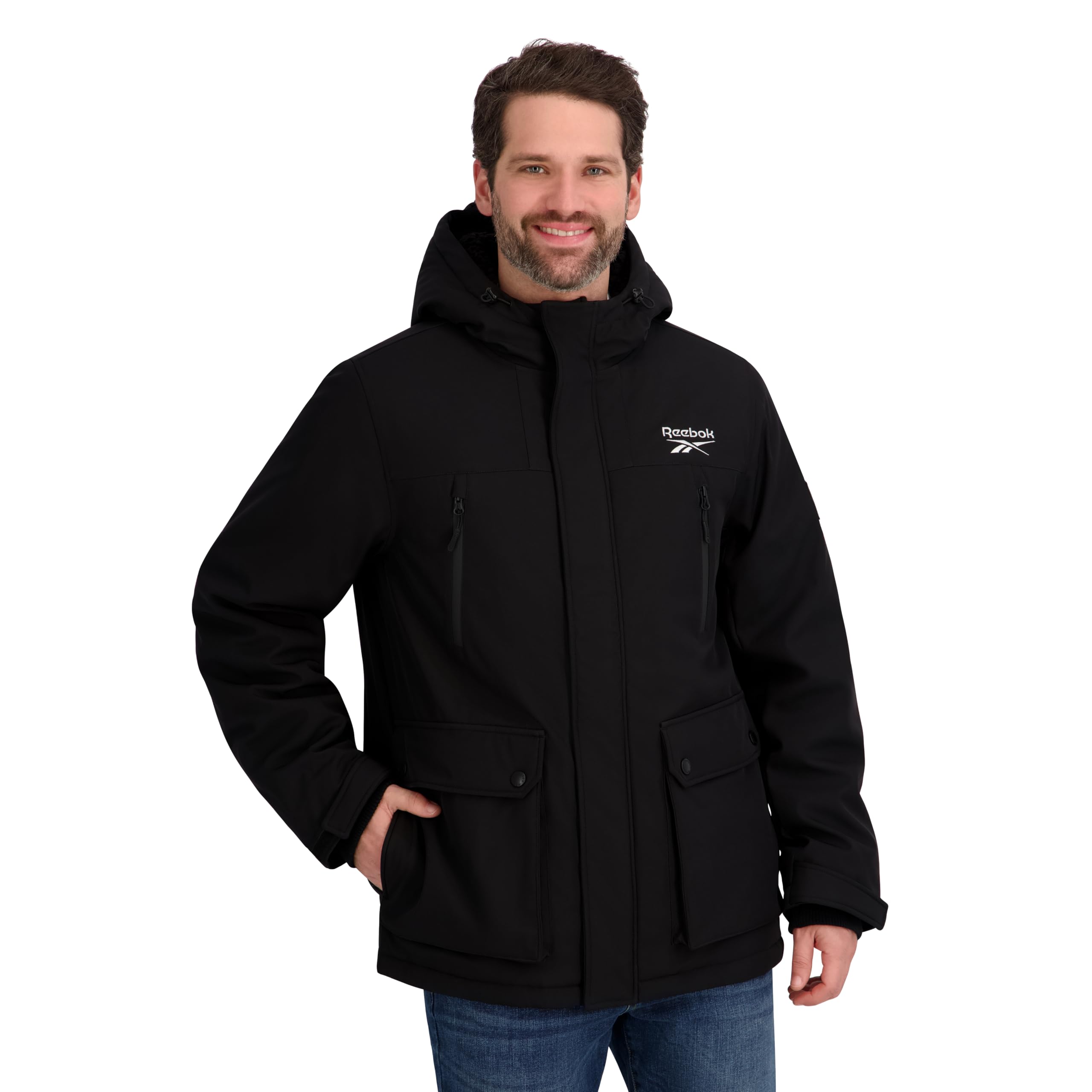 Reebok Men's Insulated Softshell Winter Jacket