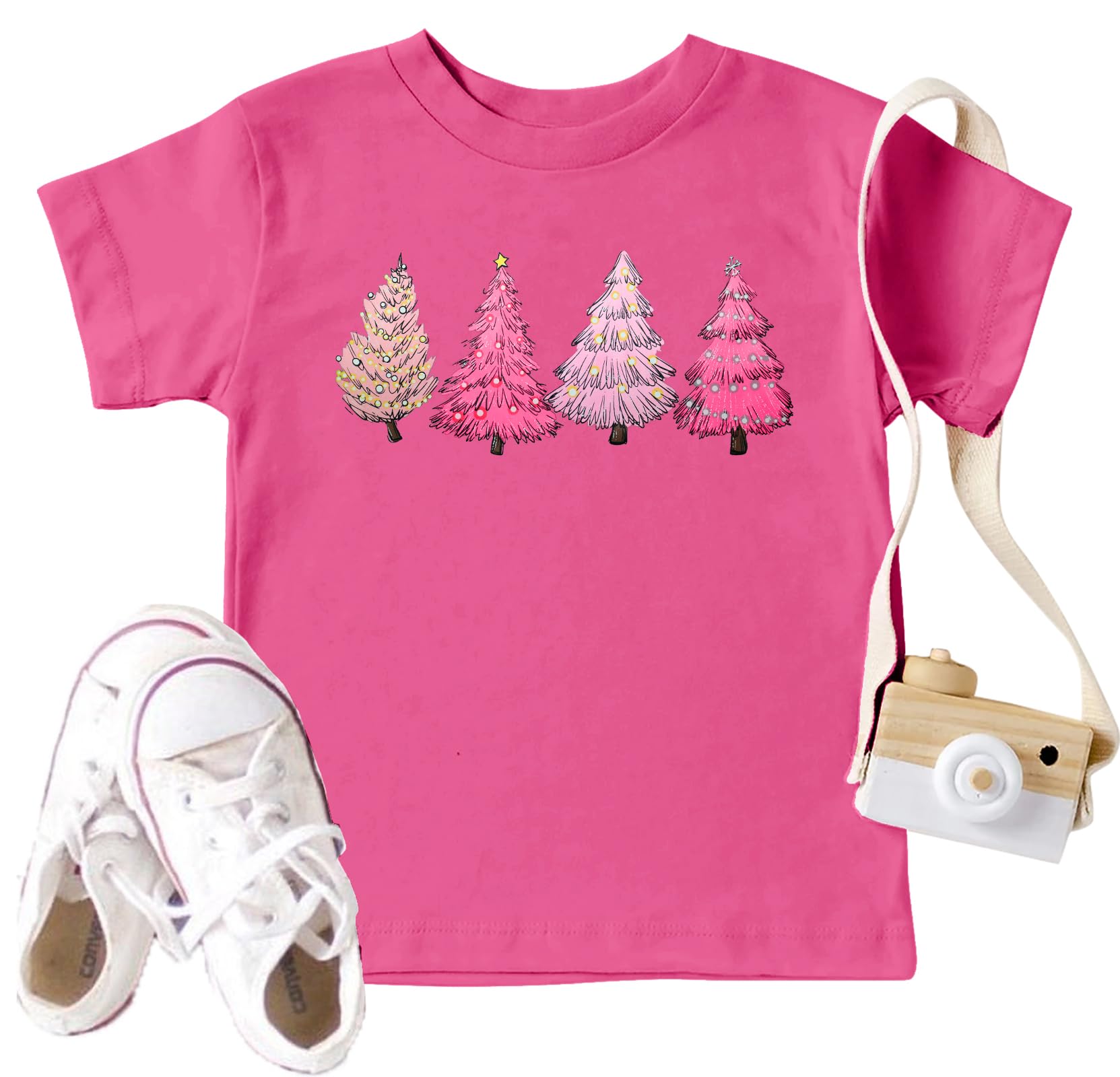Christmas Tree Shirt for Toddler Boys Girls Merry Christmas T-Shirts Short Sleeve Holiday Tee Xmas Gift Tops