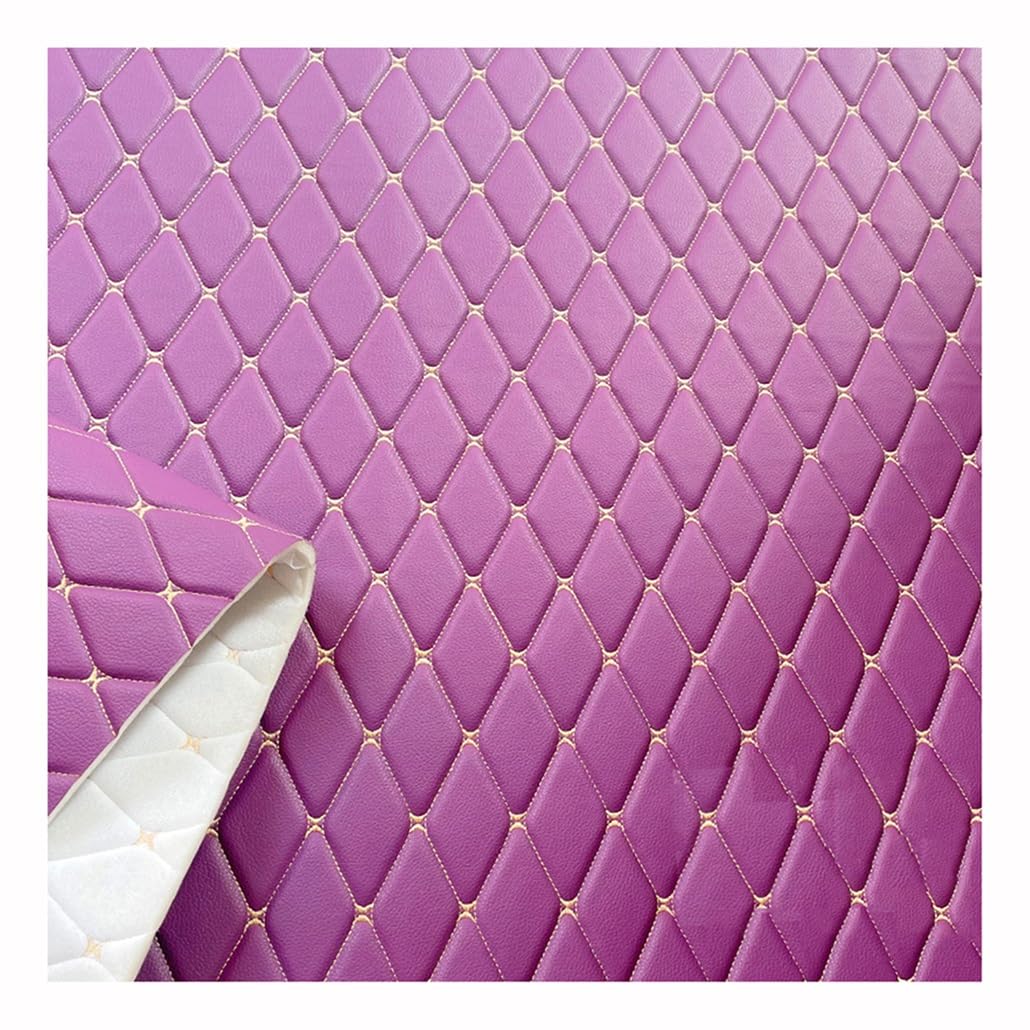 Faux cuir PU de haute qualité violet pour canapé d'ameublement - 8