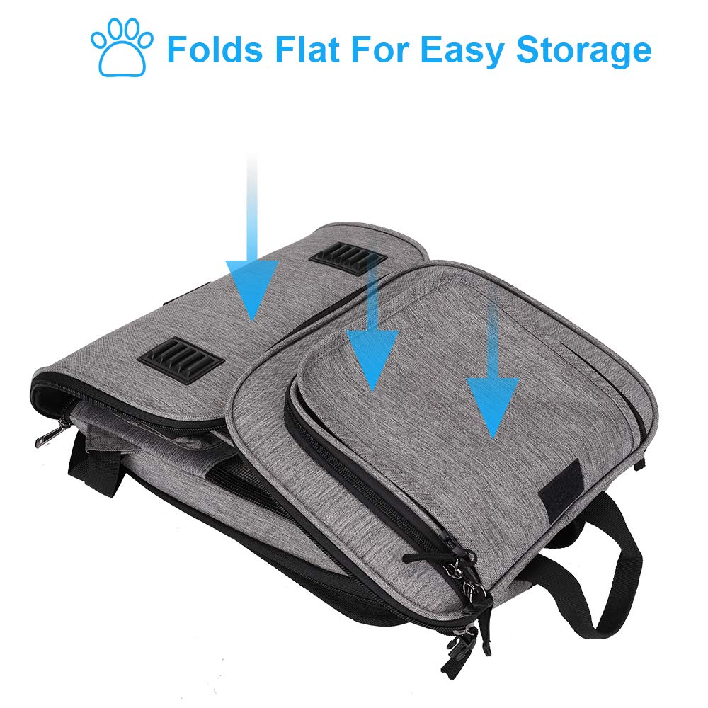 Zaino Trasportino Per Cani E Gatti Pieghevole - Approvato Compagnie Aeree Fino A 7.5kg - Foto 2