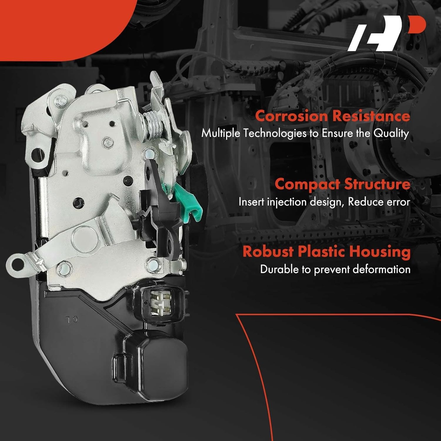 A-Premium Front Left Driver Side Door Lock Actuator Compatible with Dodge Ram 1500 2003-2008, Ram 2500/Ram 3500 2003-2010, Ram 4000 2008, Ram 4500/Ram 5500 2008-2010