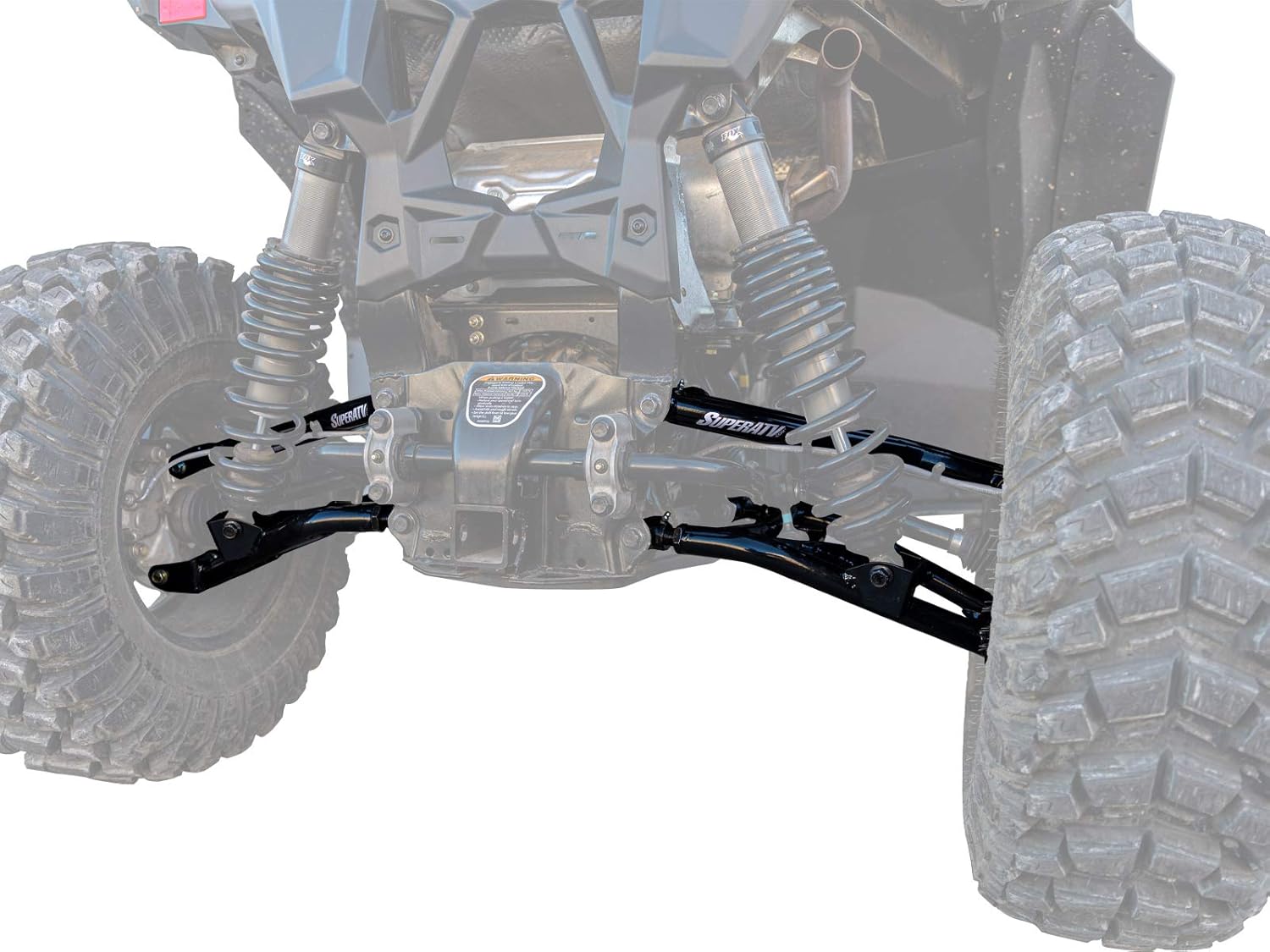 SuperATV Rear A-Arms for 2021+ Can-Am Commander 1000R DPS | 2022+ Can-Am Commander DPS 700 | UV-resistant Powder Coat Finish | Adjustable Pivot Blocks