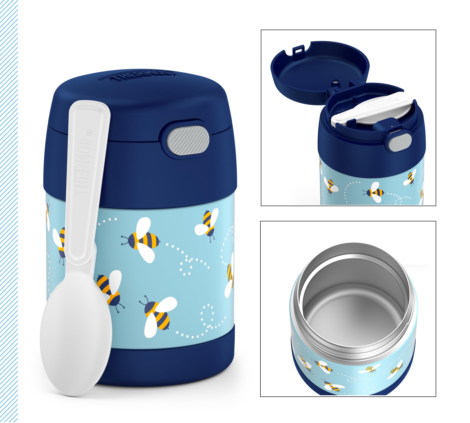 Thermos Funtainer Bees - Contenitore isolante per alimenti, 0,30 l