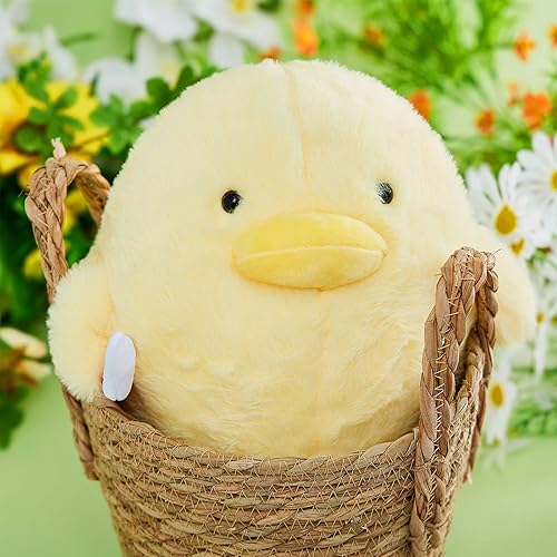 Miniatura 3 de Muimray Lindo pato de peluche con cuchillo, animales de peluche de pato, juguetes suaves de patito, almohada divertida de regalo para niños y