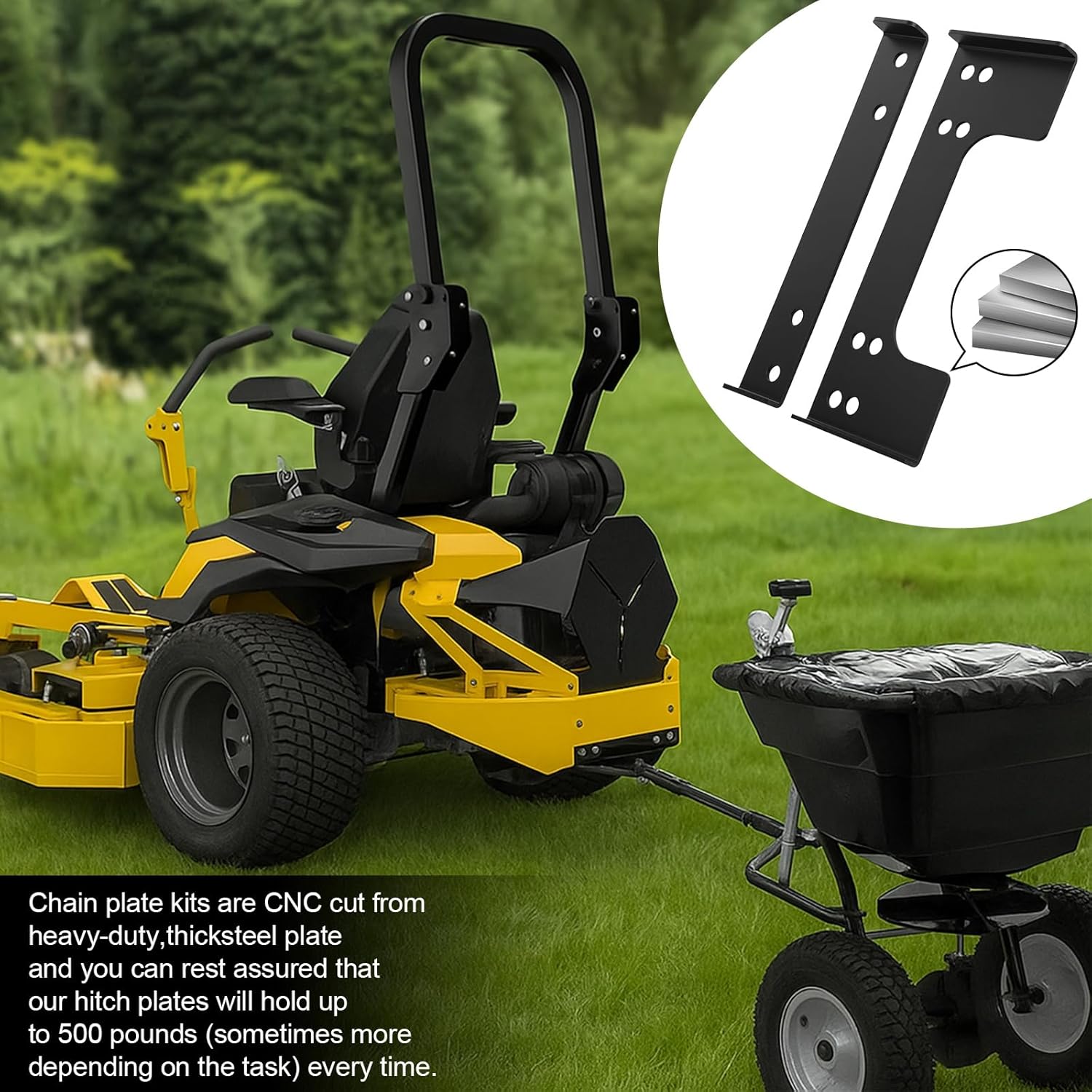 Trailer Hitch Kit Compatible with 79202300 70705000 Pro Master 270 260 250 ZT XL IZ CZ 100Z 200Z Series Lawn Mower Heavy Duty Hitch Kit for Lawn Care