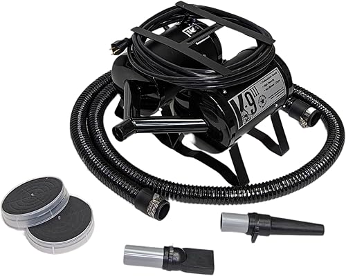 Miniatura 8 de Electric Cleaner Co ECC K9 III - Secador de pelo para perros, diseño resistente y duradero con alto rendimiento para aseo profesional y en casa