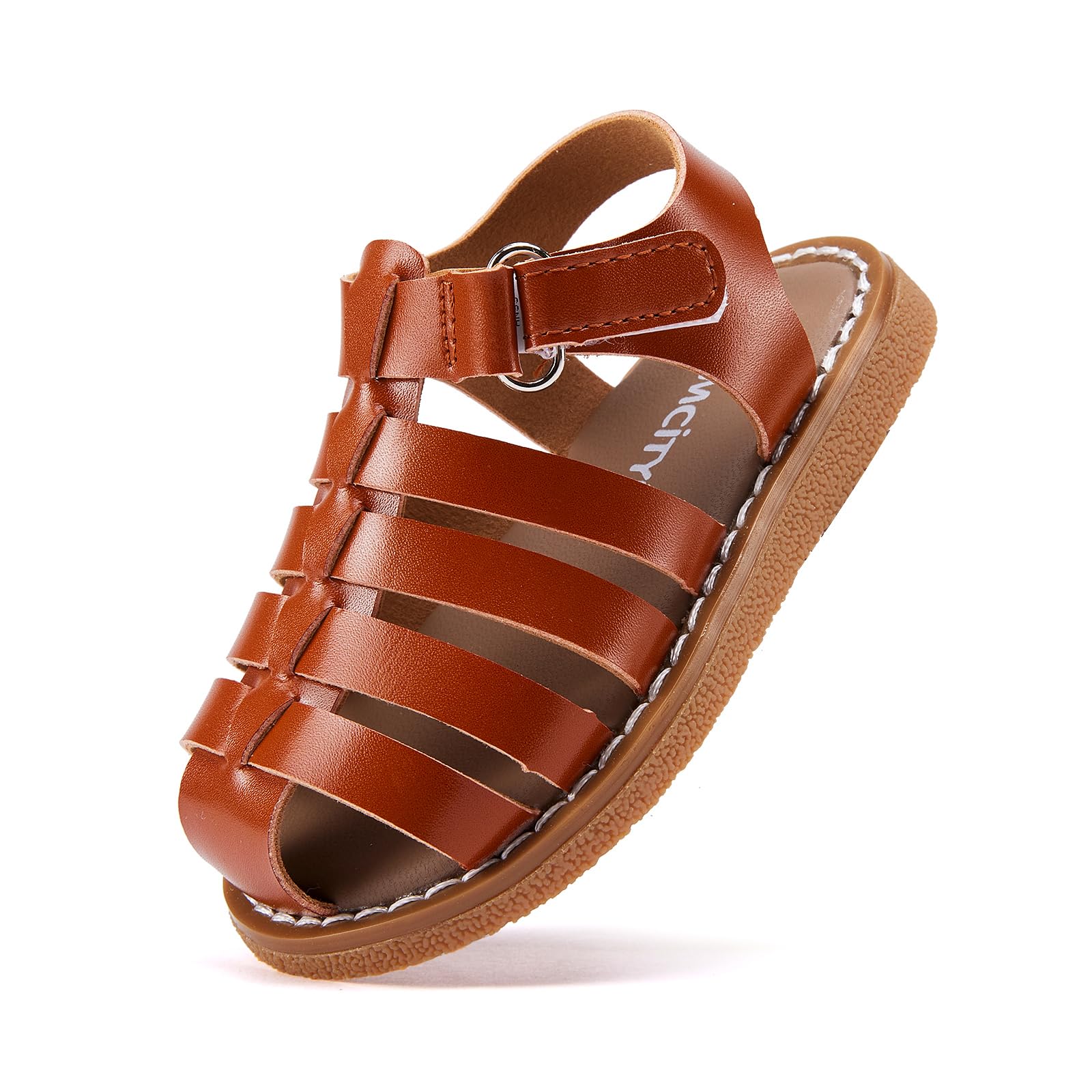 BMCiTYBM Baby Boy Girl Closed Toe Sandals Infant Summer First Walking Shoes Non-Slip Fisherman Sandals 6 9 12 18 24 Months