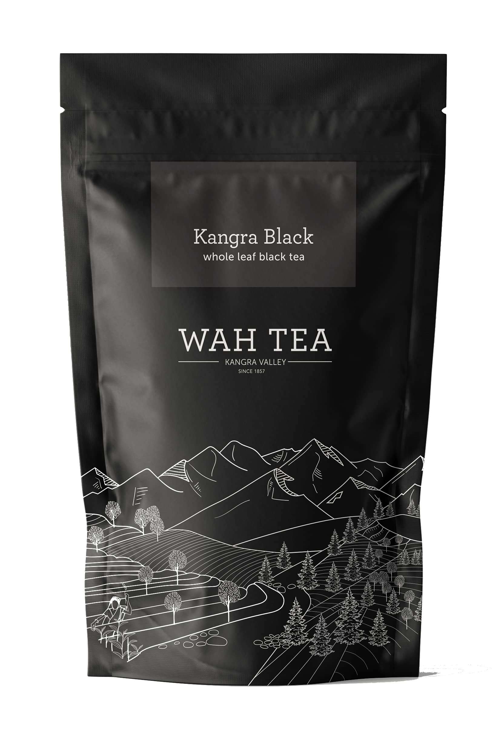 Wah Tea Kangra Orthodox Black Loose Leaf Tea | Zero Calories | Hand-Plucked Leaf | 100% Natural Anti-Oxidants | Weedicide & Pesticide Free | De-Stress & Re-Energize | Aroma of Kangra Valley | 200g (100 Cups) (B07H9DR48W) Amazon Price History, Amazon Price Tracker
