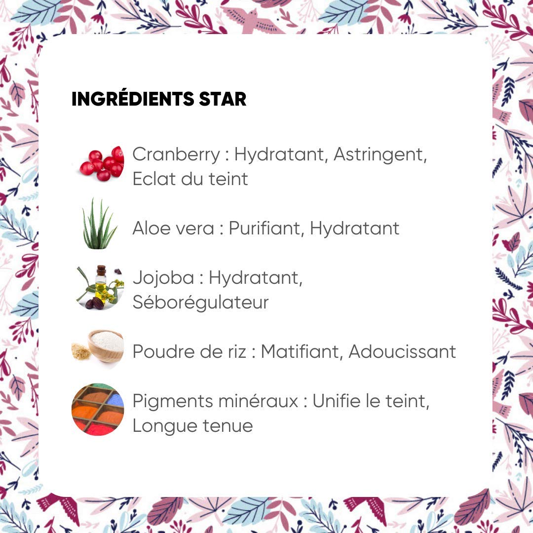LADY GREEN | BB Crème - Teint Très Clair - Hydrate, Purifie & Unifie - Végan & Fabriquée en France
