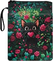 Vista 36 de doginthehole Fundas de libro con estampado de dinosaurios para amantes de los libros, funda con cremallera y bolsillo frontal, fundas protectoras