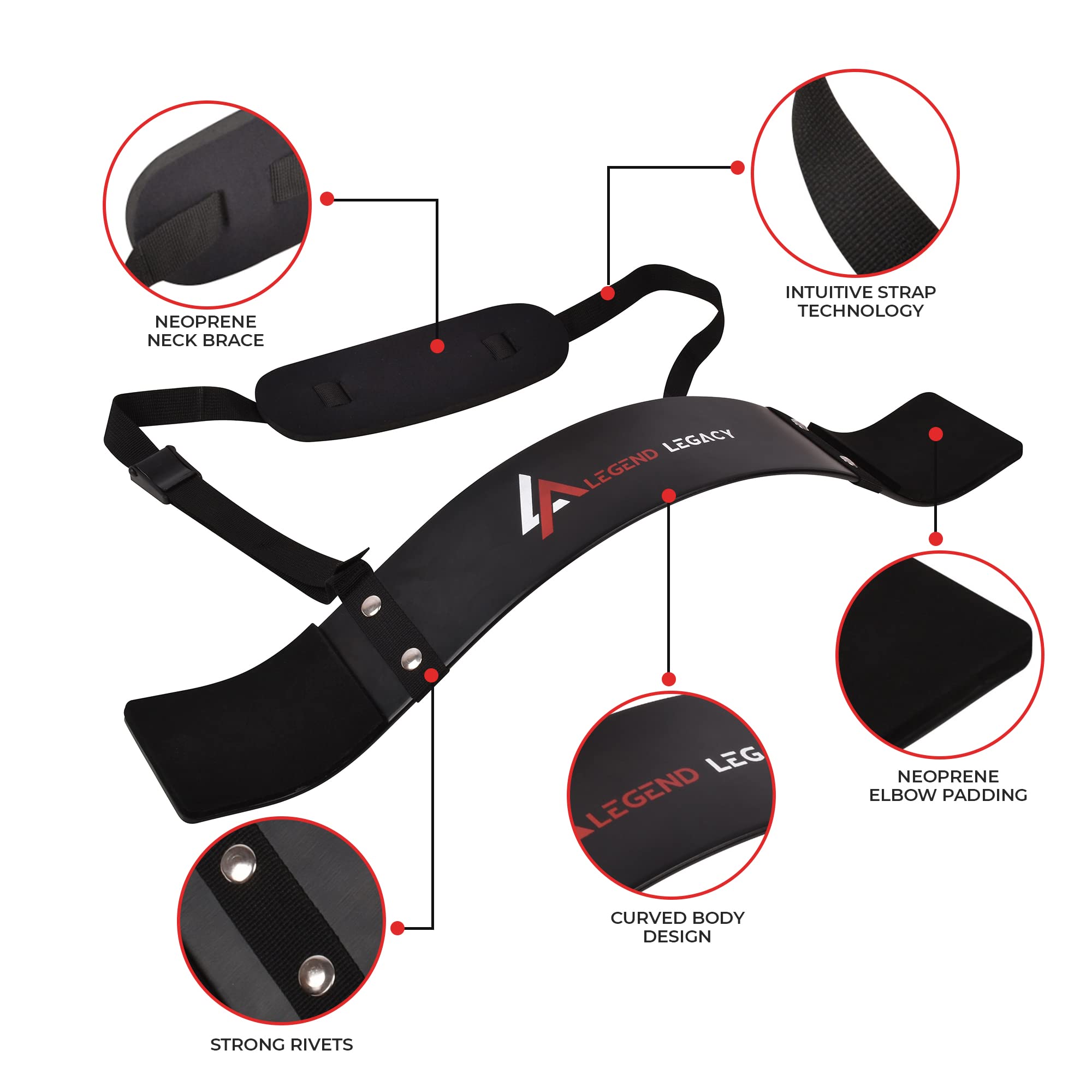 Buy Legend Legacy Arm Blaster for Biceps & Triceps, Weight Lifting