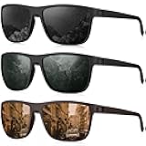 Polarized Sunglasses for Men, Lightweight Sun Glasses with UV Protection for Driving Fishing Golf