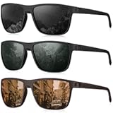 Polarized Sunglasses for Men&comma; Lightweight Sun Glasses with UV Protection for Driving Fishing Golf