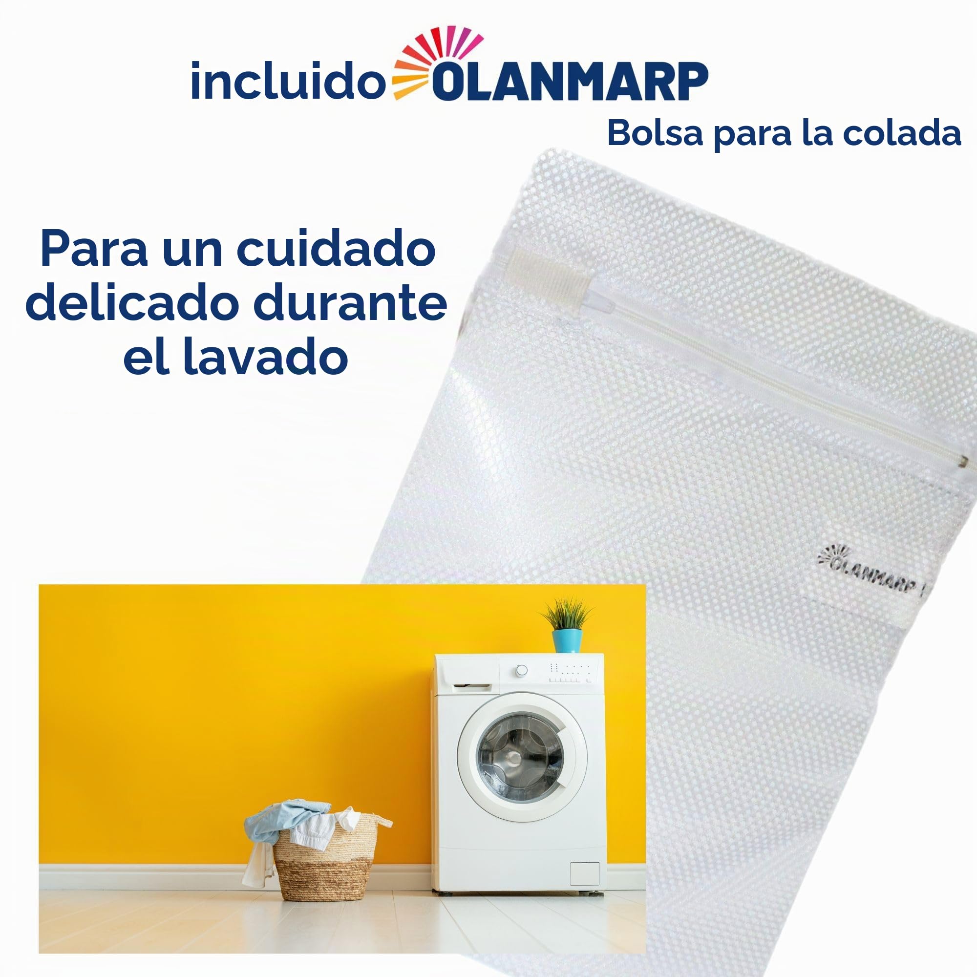Medi - Guantes textiles (par) para una fácil colocación de medias de compresión, incluye red de lavandería Olanmarp - Fácil manejo (guantes talla M)