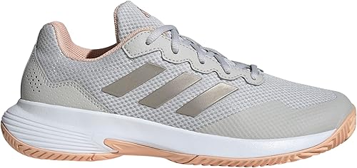 Miniatura 17 de adidas Gamecourt 2 - Zapatillas para mujer Blanco/Rosa Lucido/Negro,Blanco/Rosa rubor/Blanco,blanco, blanco, plateado, (White/Silver Metallic/Silver
