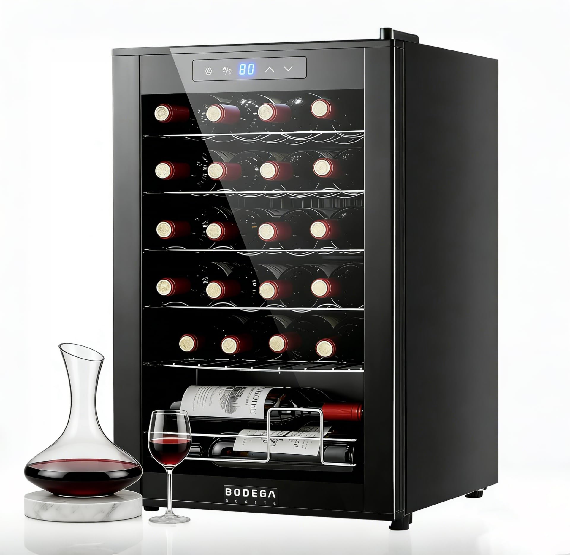 BODEGA UL-JC-70 2.5 cu ft Wine Cooler Black