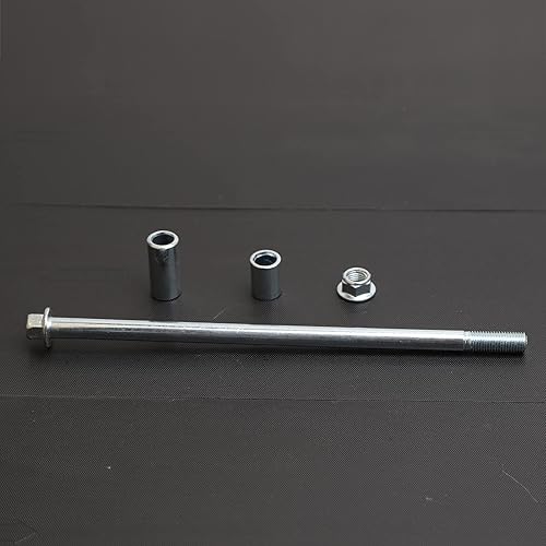 Miniatura 5 de Minho Eje delantero trasero de 0.394 in y 8.661 in con buje de 0.236 in, 0.787 in, 1.260 in, apto para motocicleta, Pit Dirt Bike ciclomotor,