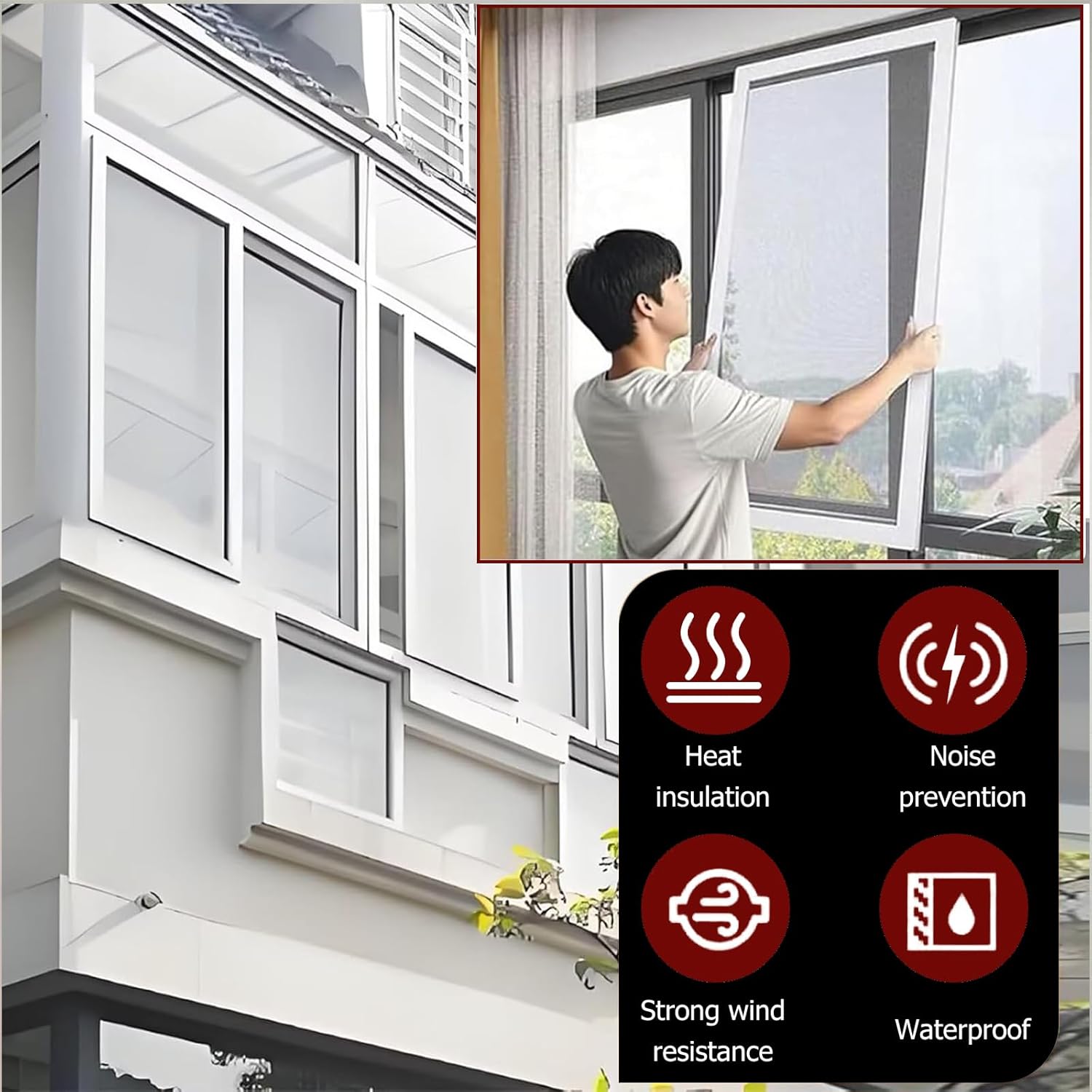 Aluminum Basement Window Replacement - 43x16in Horizontal Sliding Window with Sn and Tempered Glass for Bathroom, Chicken Coop, RV, and Home Use