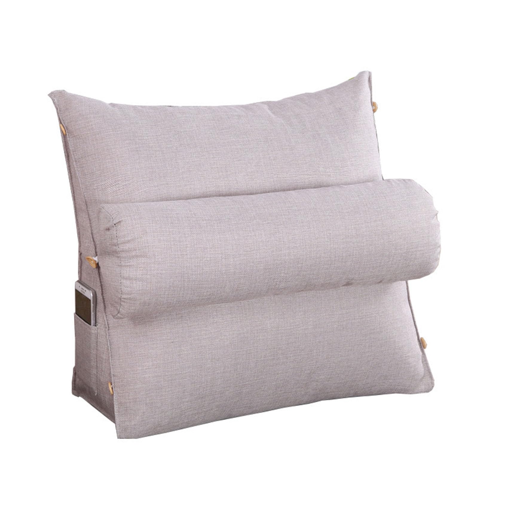 Coussin dos pour soulager les lombaires au lit avec housse lavable