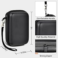 Vista 4 de PAIYULE Travel Case Compatible with RG353V RG353VS R36S Game Boy Retro Handheld Game Console, Handheld Emulator Storage Holder Organizer, Android