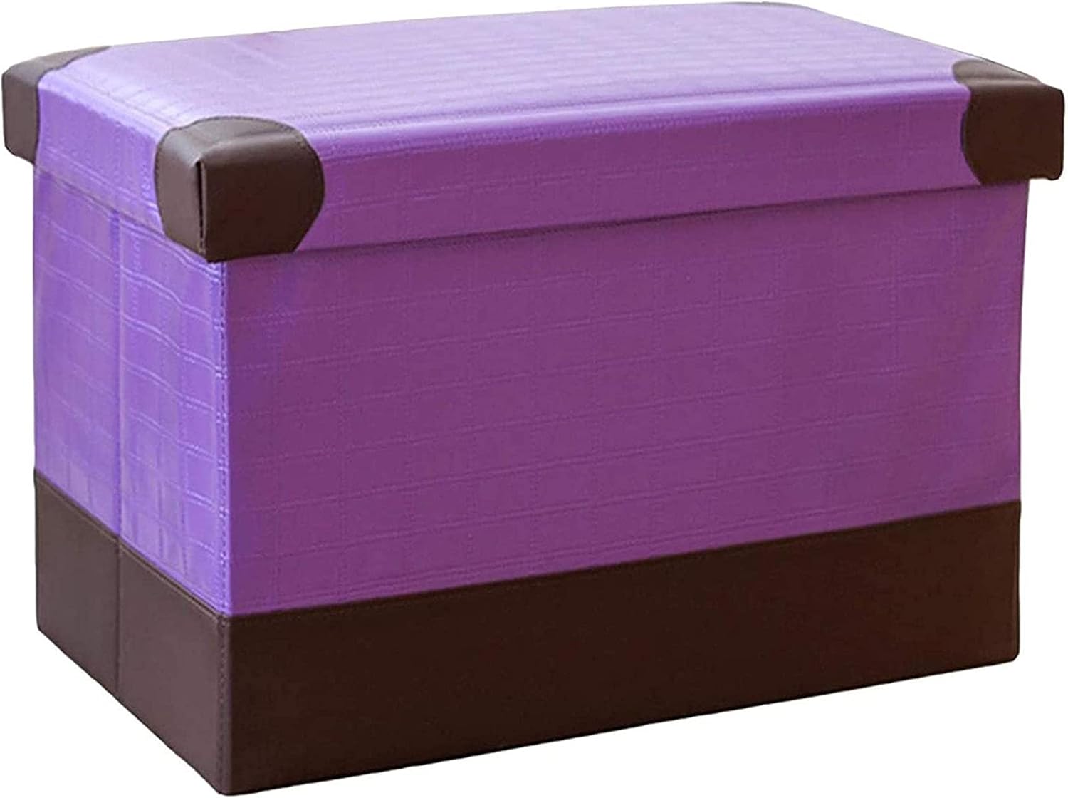 Storage Stool Entryway Storage Bench Foldable Leather Storage Stool Storage Ottomans Toy Storage Box Foot Stool 40cm
