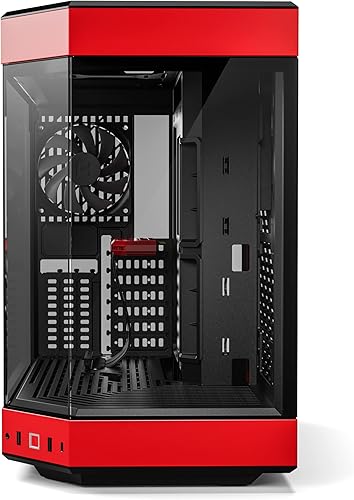 Vista 28 de HYTE Y60 - Moderna caja para juegos ATX de torre media con doble cámara panorámica de vidrio templado y cable elevador PCIE 4.0 incluido