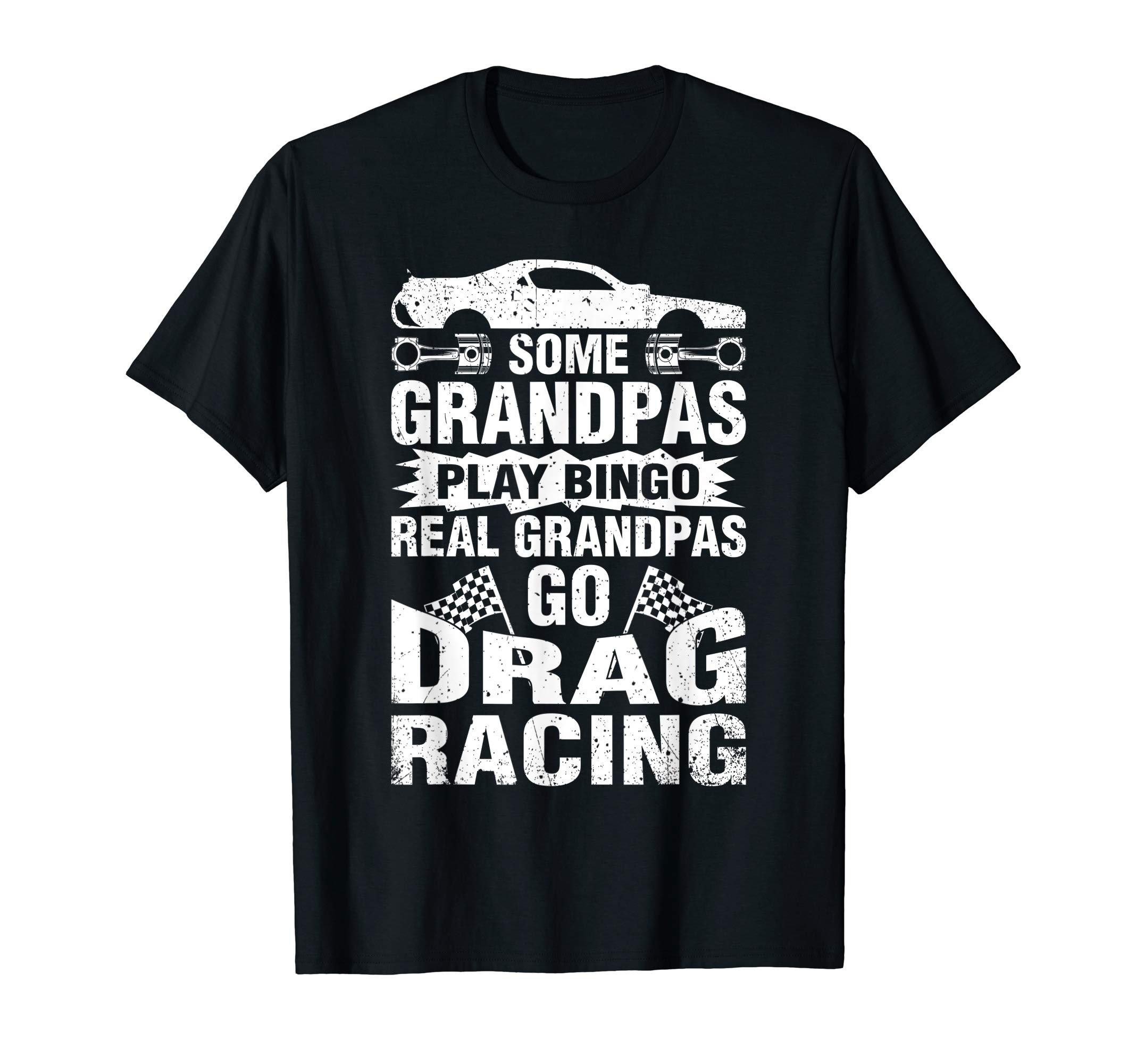 Kulturen Auto-Neuheit-Geschenke und T-ShirtsDrag Racing Grandpa Car Lover For Grandfathers MM T-ShirtOEKO-TEX STANDARD 100