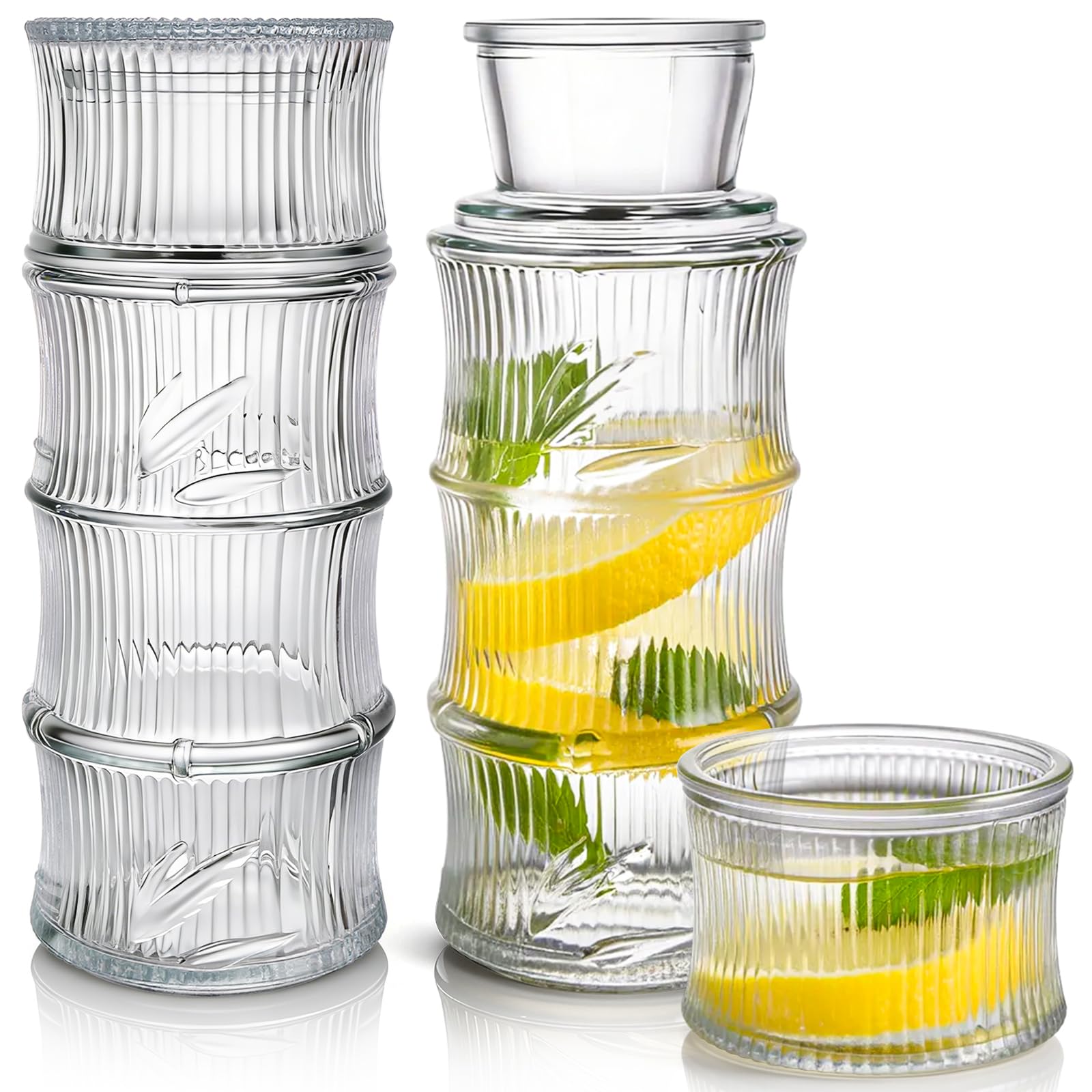 Photo 1 of Elsjoy Bedside Water Carafe and Glass Set