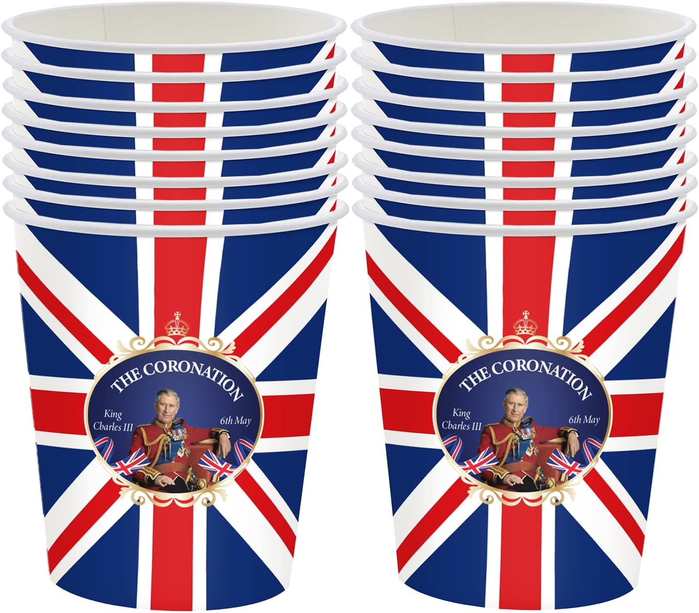 16PCS King Charles Coronation Decorations, Coronation Party