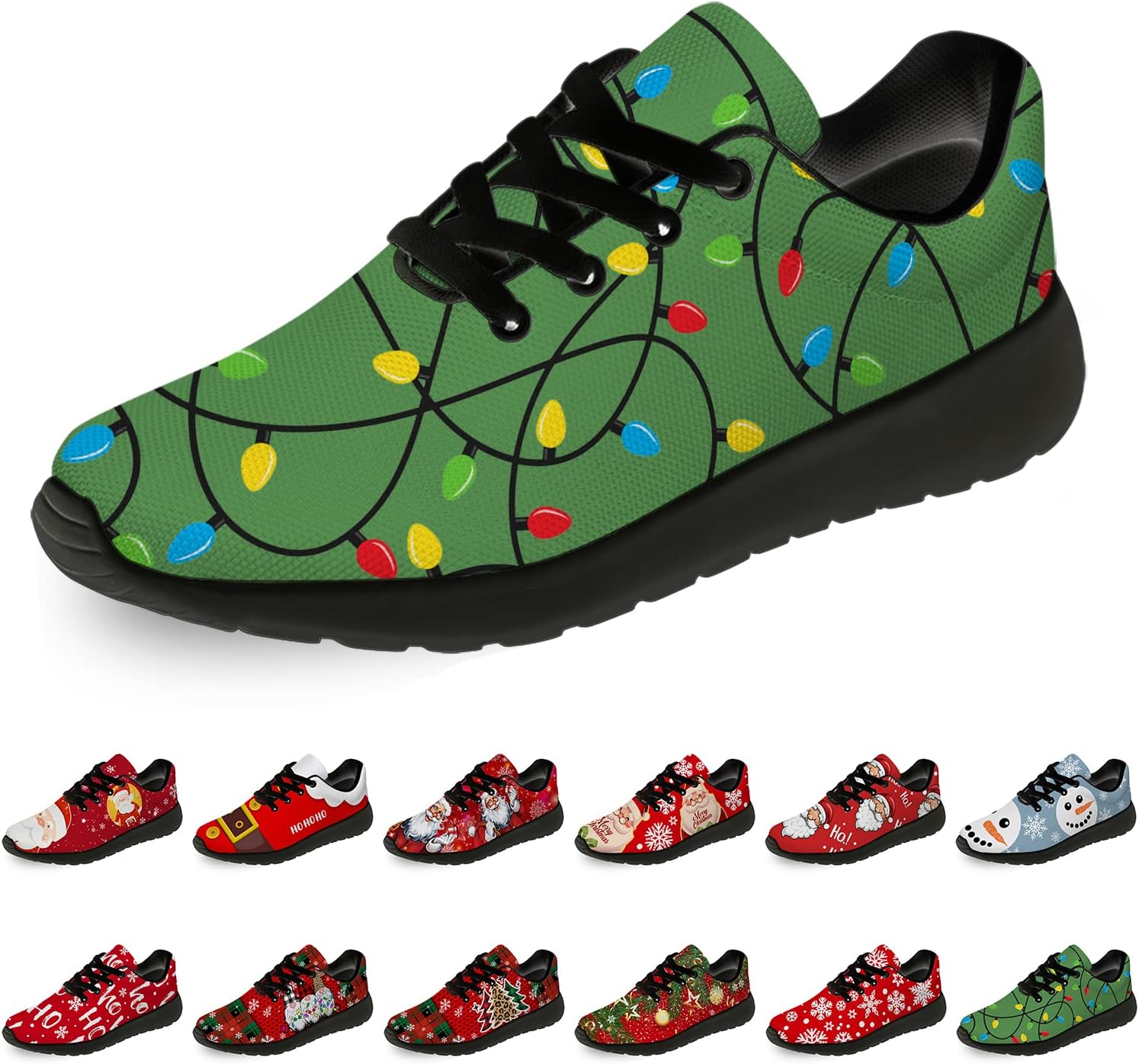 Women's Sneakers Slip-Ons Print Shoes Xmas Shoes Plus Size Outdoor Christmas main image 0