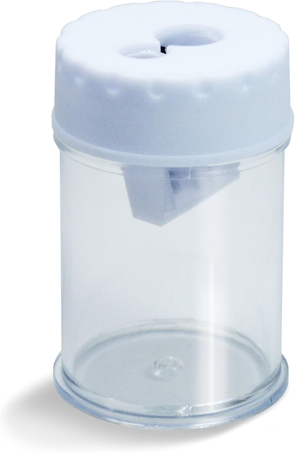 Rapesco R34DCDB2 Pencil Sharpener - Traditional Double Hole Sharpener - White