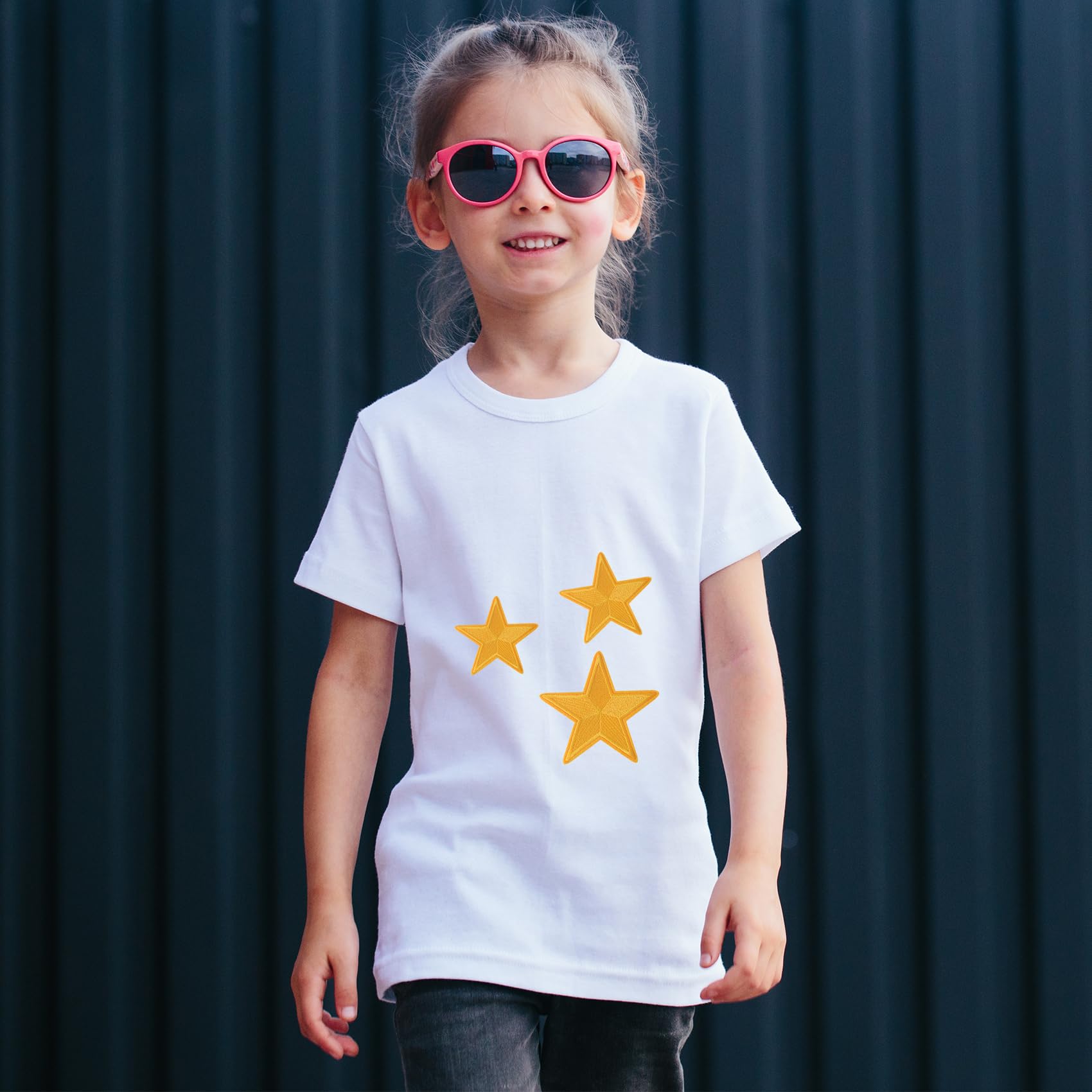 24 Parches De Estrellas Para Planchar - 5 Tamaños Diferentes, Con Borlas, Para Decorar Ropa, Jeans, Sombreros Y Bolsos