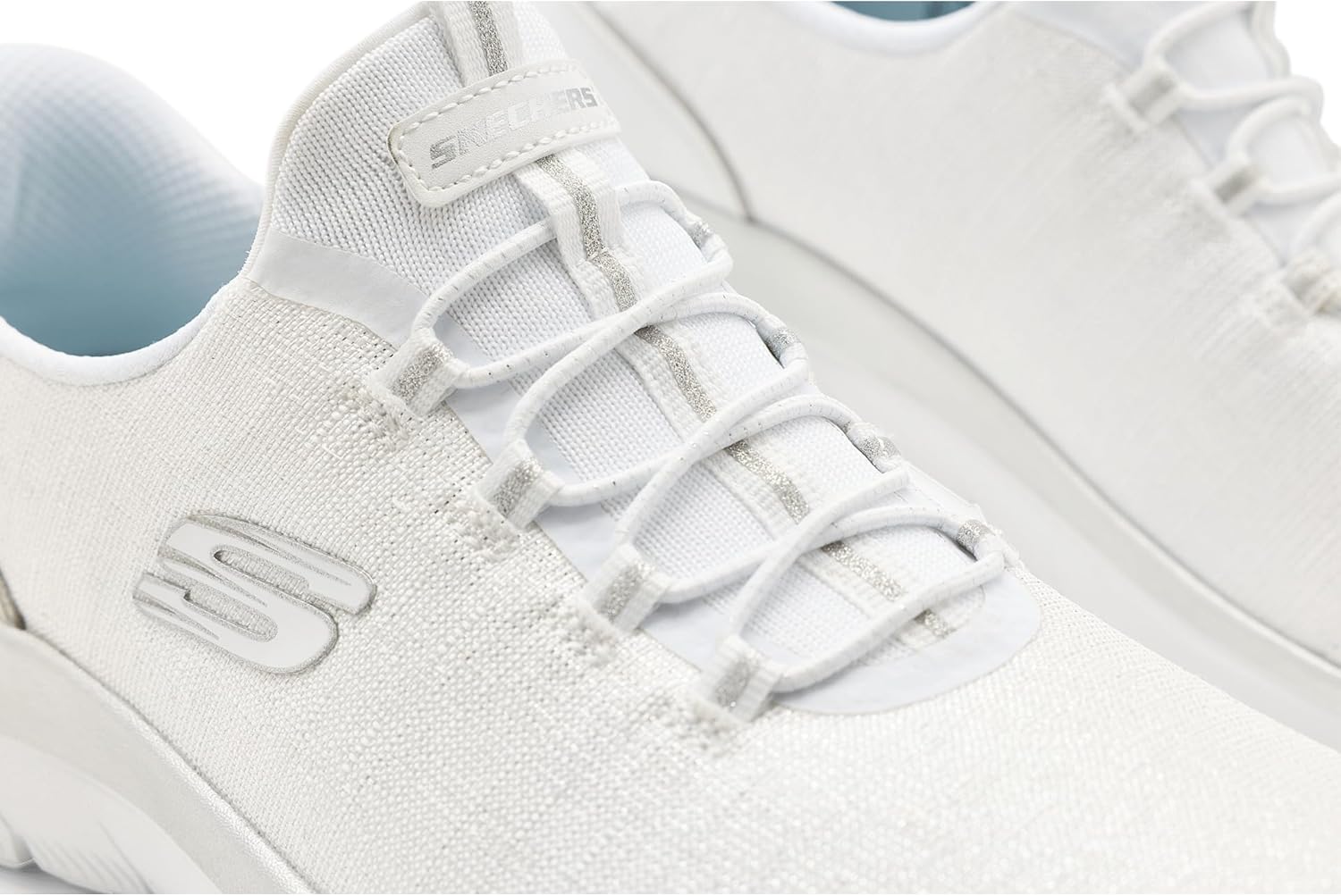 Skechers Women's Arch Fit Summits Lux Leopard Hands Free Slip-Ins Sneakers - Image 6