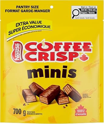 ZENVOIRA Gift Snack Box includes COFFEE CRISP Minis 700 g, Crispy Wafers and Coffee Creme in a Thin Chocolatey Coating, Value Bundle Packed by ZENVOIRA