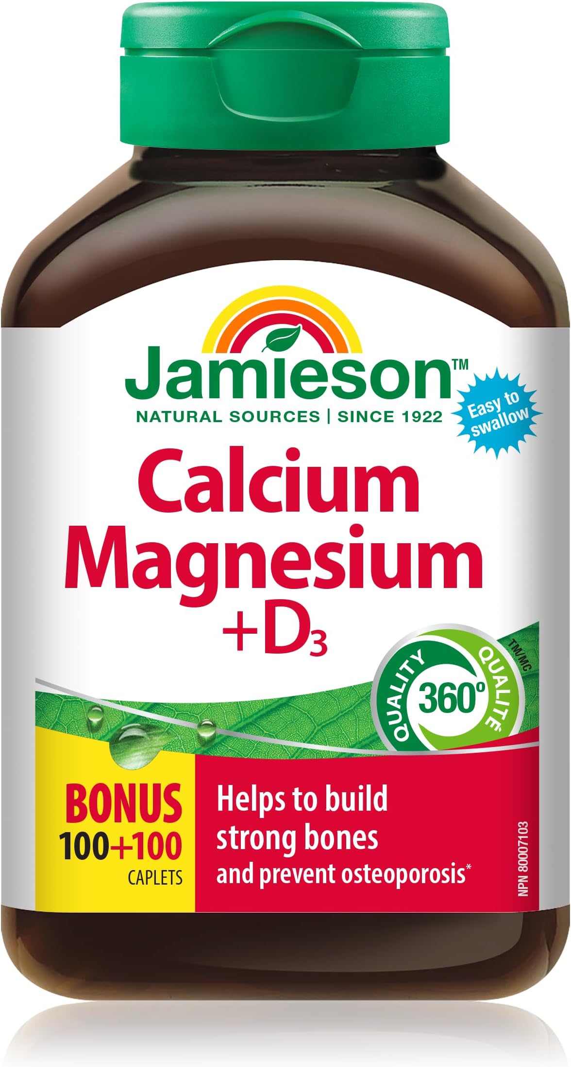 Jamieson Calcium Magnesium, 200 Count