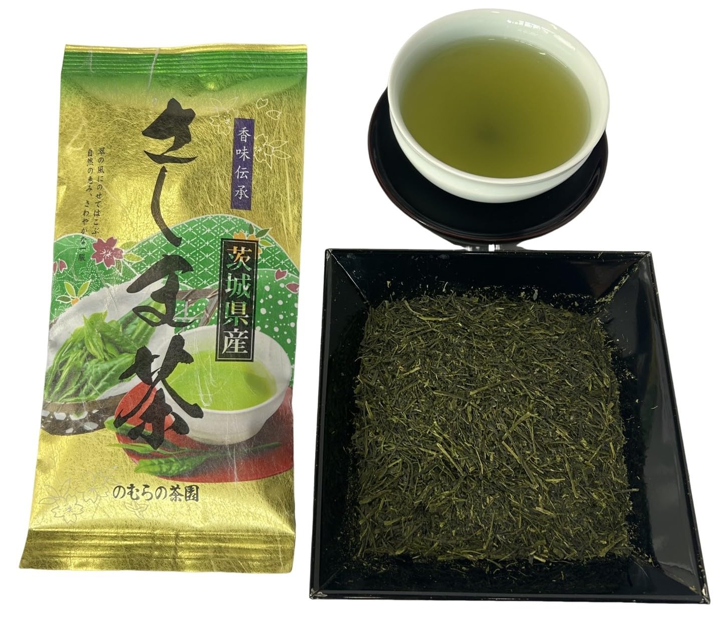 Amazon.co.jp: 野村産業 のむらの茶園 茨城県産さしま茶 100g : 食品