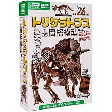 Gakken Triceratops 1/35 Skeleton Model Kit & Real Oversized Poster Q750808