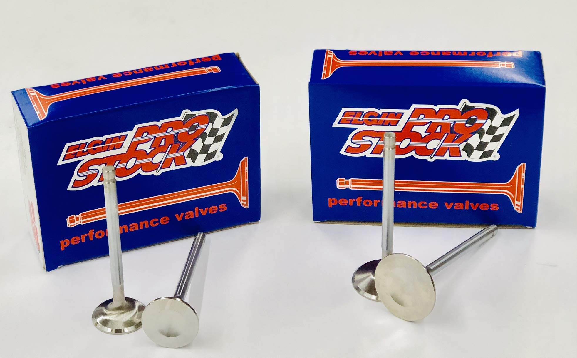 Elgin Stainless Intake Valves Set of 8 2.02" head & Set of 8 1.60" Head Diameters compatible with Chevy 283 327 305 350